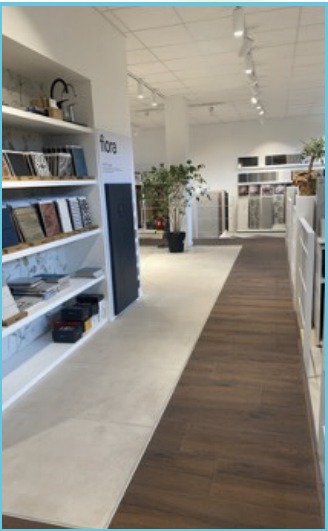Percorso espositivo dello showroom Aqua Plant System